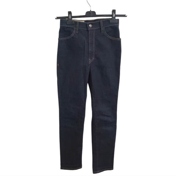 Imogene & Willie Women Elizabeth High Rise Skinny Jeans Dark Blue Wash Size 27R - Picture 3 of 6